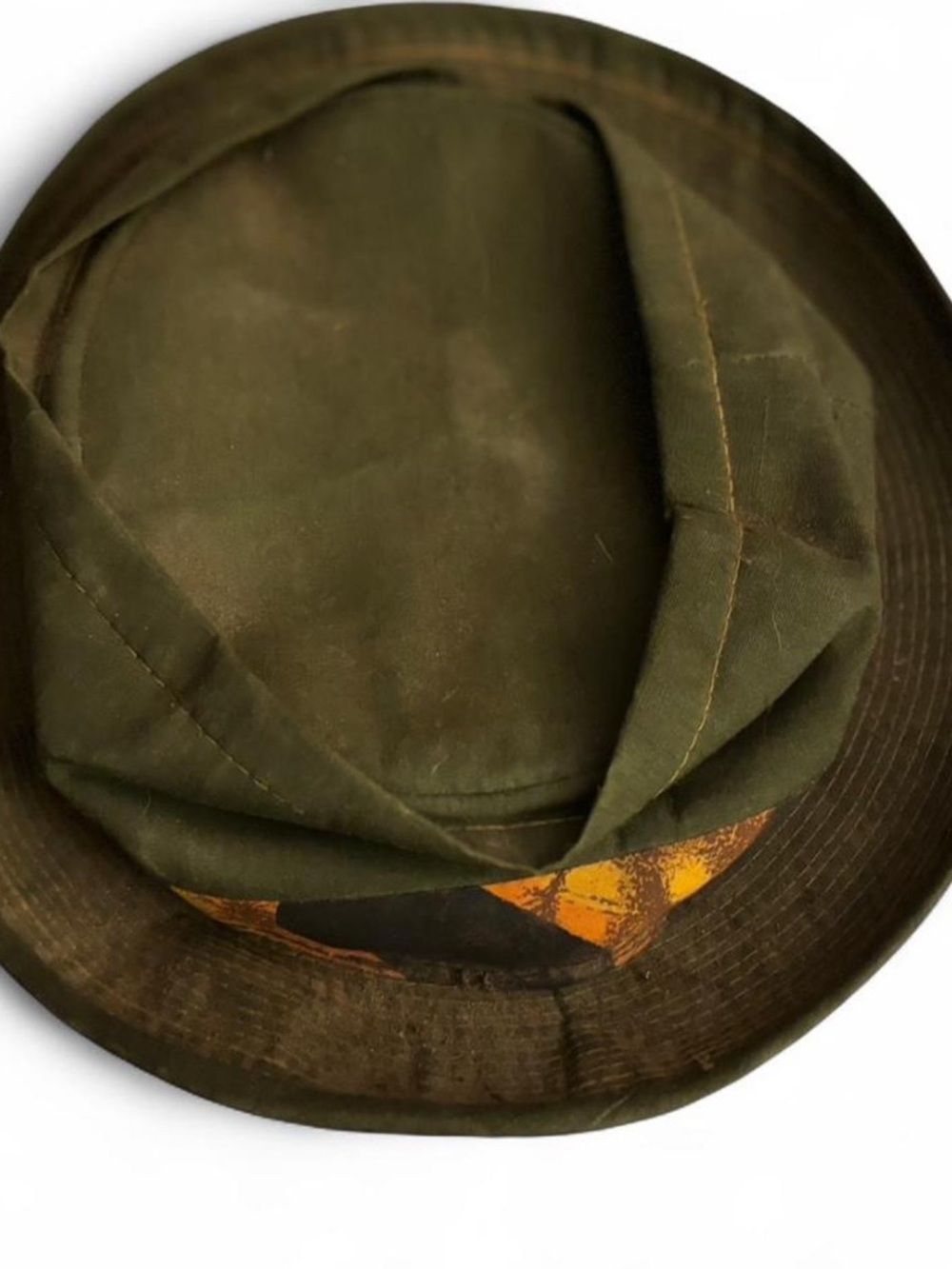 vintage Bedford Dacron 'N Cotton "Roll-Up" Golf Hat Mid 1900s